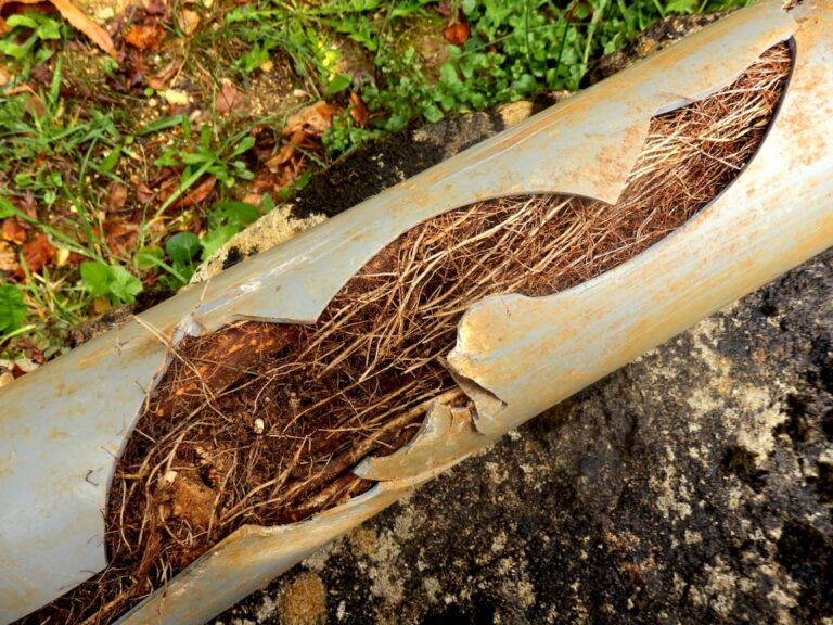 Found tree roots in drain by the professional in drain cleaning, Paul's Way Home Services.